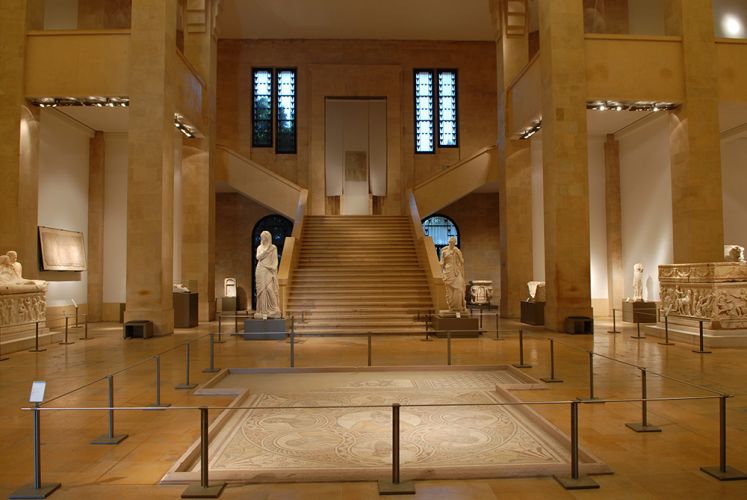المتحف الوطني في بيروت Beirut-National-museum-1