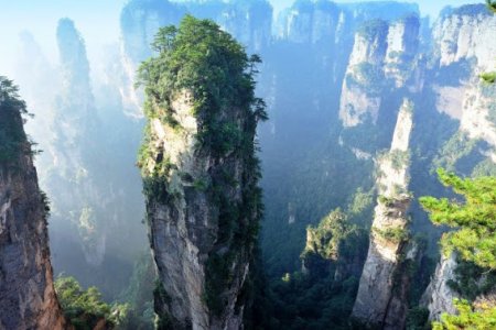 جبال تيانزي في الصين